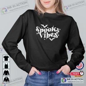 Halloween Halloween Retro Sweatshirt Spooky Vibes Sweatshirt Retro Halloween Sweater Retro Fall Sweatshirt 4