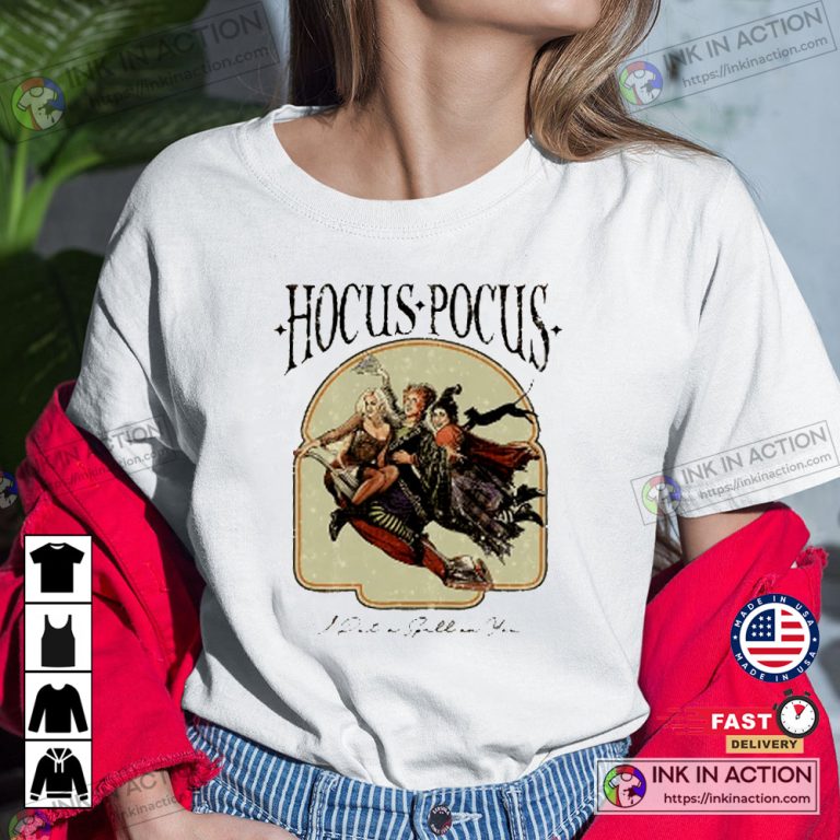 Halloween Movie Hocus Pocus Sanderson Sisters Vintage T-shirt - Print 