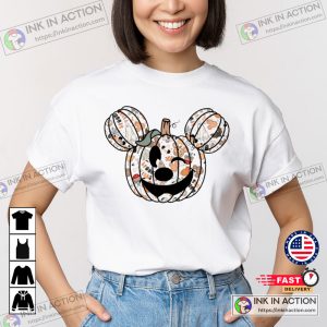 Halloween Mickey Mouse Pumpkin The Most Magical Place Fall Best Day Ever Mouse Ears Halloween Spooky Family Tshirt 3