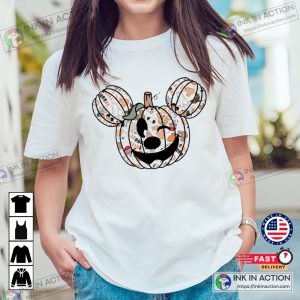 Mickey Mouse Pumpkin Halloween Spooky Family T-shirt