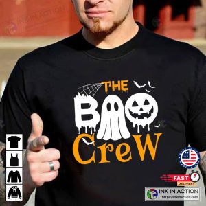 Halloween The Boo Crew Halloween Family Matching Halloween Party Tshirt 1