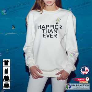 Happier Than Ever Album Cover Tshirt 4