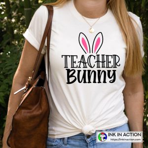 Easter Day Funny Easter Teacher Bunny Simple T-Shirt