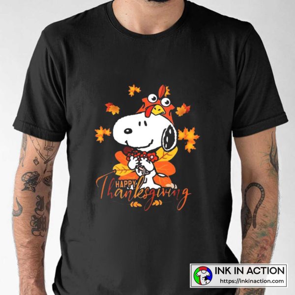 Happy Thanksgiving Day Peanuts Thanksgiving Snoopy Turkey Thanksgiving T shirt