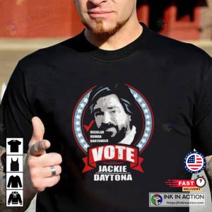 Jackie Daytona Jackie Daytona Regular Human Bartender Vote Essential T Shirt 3