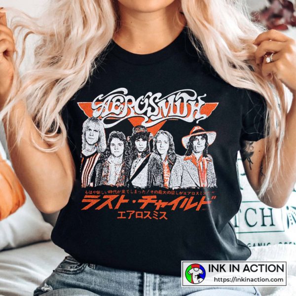 Last Child Aerosmith Full Black Essential T-shirt