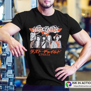 Last Child Aerosmith Full Black Essential T-shirt