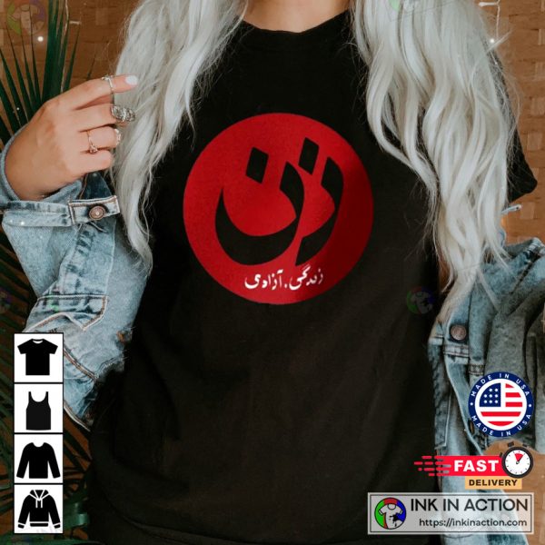 Mahsa Amini Jin Jiyan Azadi Women Life Freedom Stand With Iranian Women Shirt