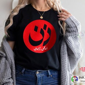 Mahsa Amini Jin Jiyan Azadi Women Life Freedom Stand With Iranian Women Tshirt 2