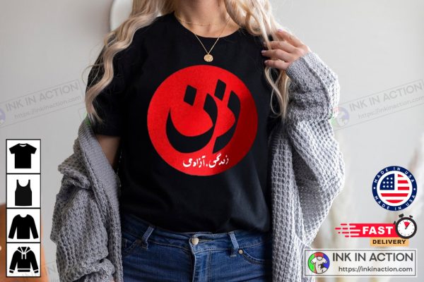 Mahsa Amini Jin Jiyan Azadi Women Life Freedom Stand With Iranian Women Shirt