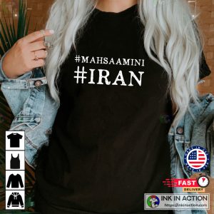 Mahsa Amini Stands With #MahsaAmini #Iran T-shirt