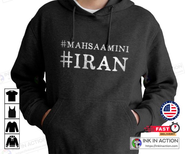 Mahsa Amini Stands With #MahsaAmini #Iran T-shirt