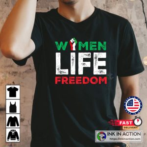 Mahsa Amini Women Life Freedom Unisex Rise With the Women of Iran Tshirt 4