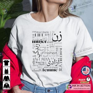 Mahsa Amini Zan Zendegi Azadi Woman Life Freedom Tshirt 3