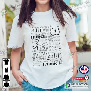 Mahsa Amini Zan Zendegi Azadi Woman Life Freedom Tshirt 4