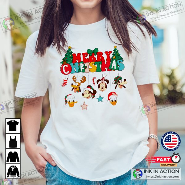 Mickey And Friend Christmas Disney Happy Christmas Happy Xmas T-shirt