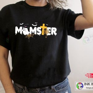 Mom Halloween Momster And Dadcula Matching HalloweenT Shirts Couples Halloween 3