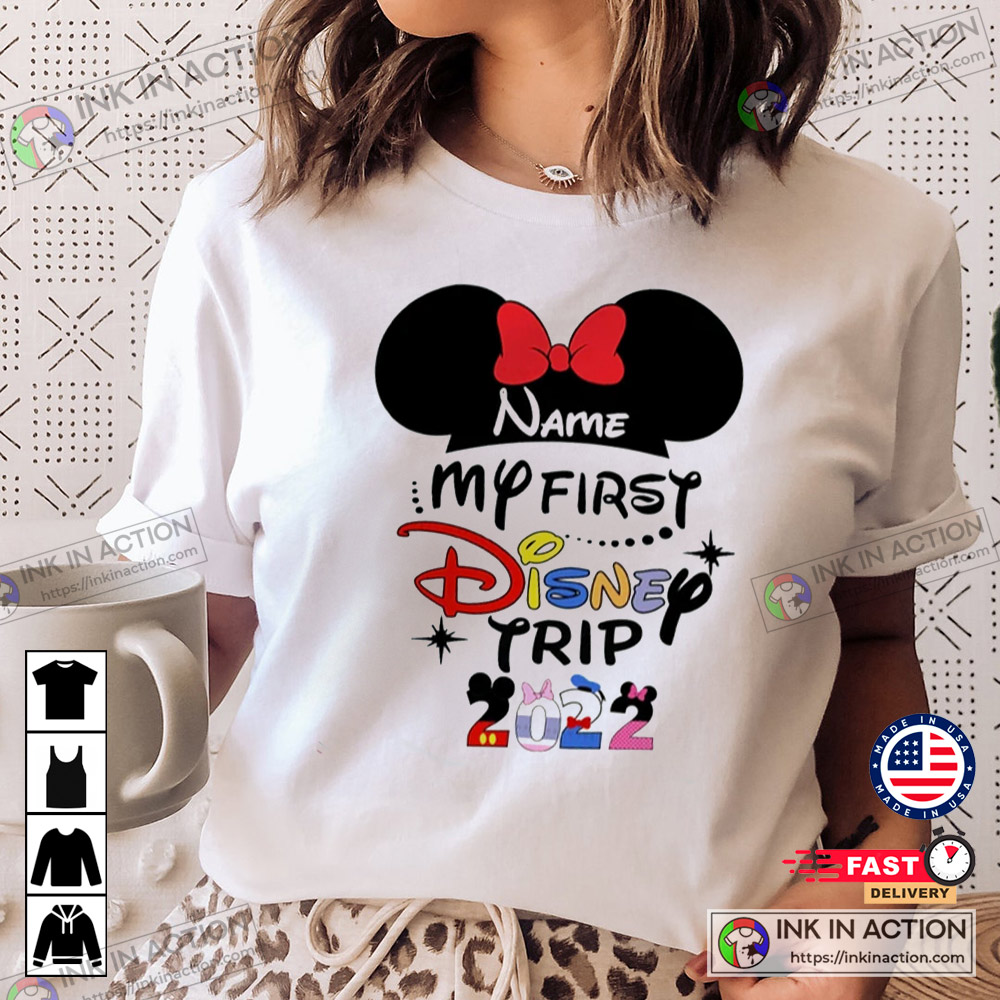 My 1st Disney Trip First Disney Trip Disneyland Vacation Tee Family  Matching Disney T-shirt - Print your thoughts. Tell your stories.