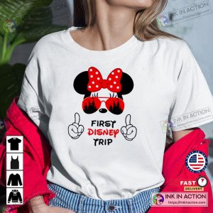 My 1st Disneyland Trip First Disney World Cute Disney Minnie T Shirt 2