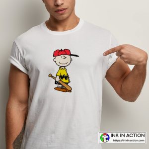 Peanuts Charlie Brown Baseball Premium T-shirt