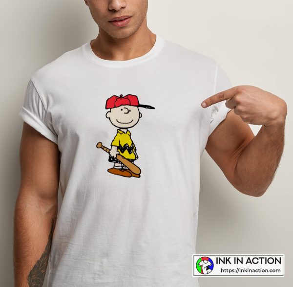 Peanuts Charlie Brown Baseball Premium T-shirt