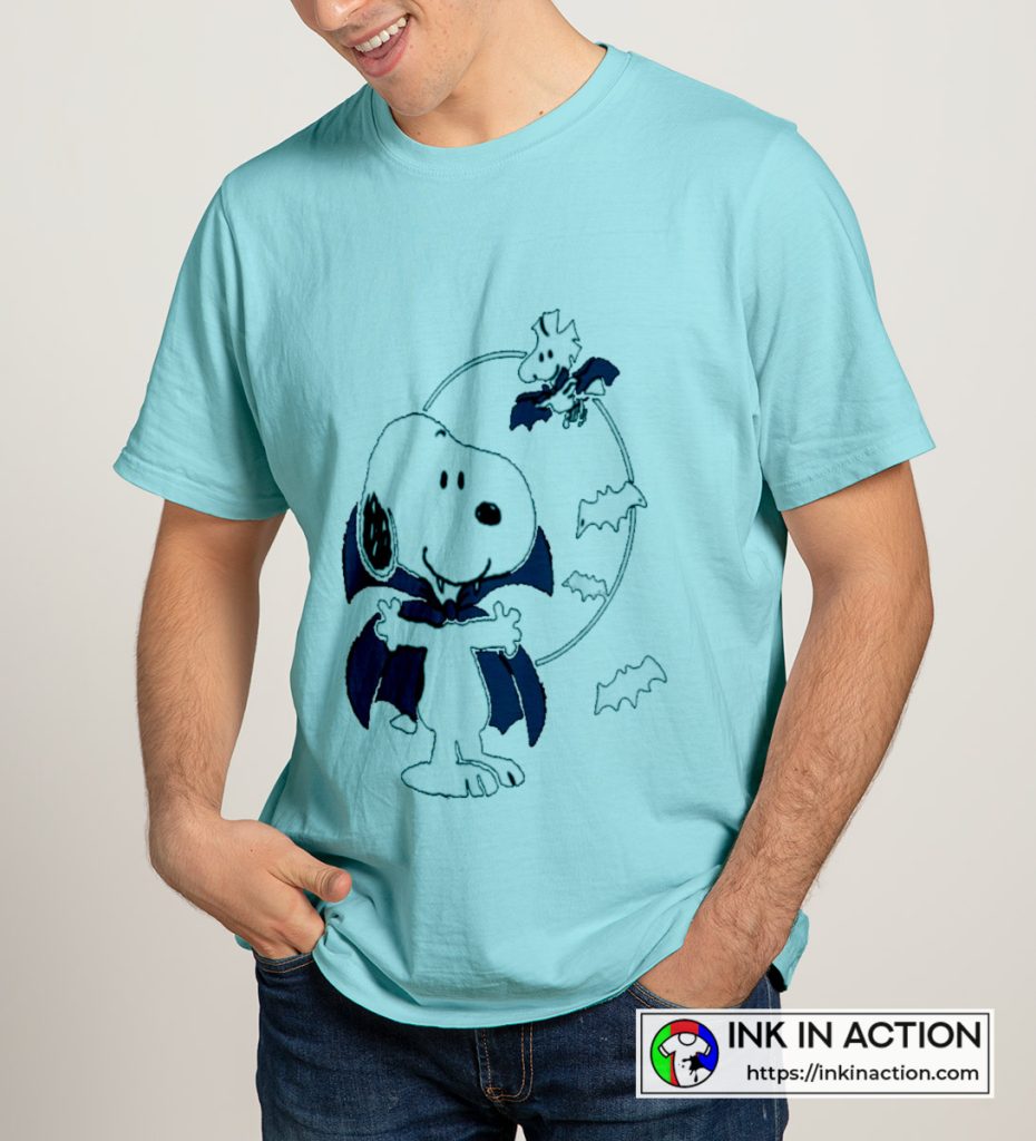 Snoopy Halloween Peanuts Halloween Snoopy Vampire T-Shirt - Ink In Action