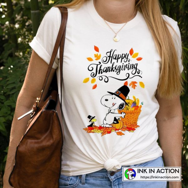 Peanuts Thanksgiving Day Comfortable T-shirt