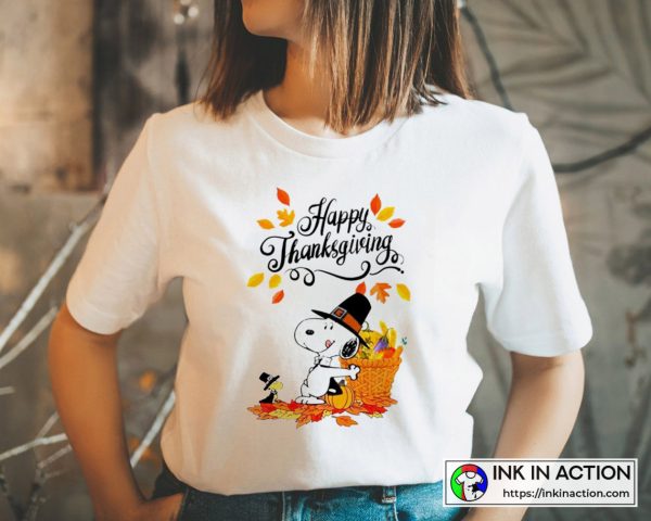 Peanuts Thanksgiving Day Comfortable T-shirt