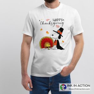 Peanuts Thanksgiving Charlie Brown And Snoopy Thanksgiving Vibes T-shirt