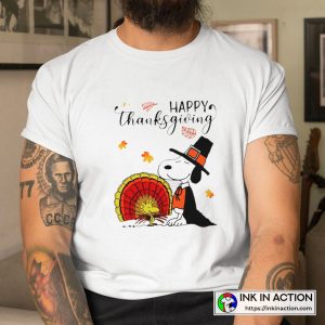 Peanuts Thanksgiving Charlie Brown And Snoopy Thanksgiving Vibes T-shirt