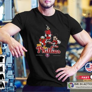 Philadelphia Phillies MLB Mickey Donald Goofy Fan T-Shirt