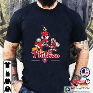 Philadelphia Phillies MLB Mickey Donald Goofy Fan T-Shirt