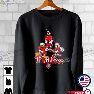 Youth Philadelphia Phillies Red Disney Game Day T-Shirt