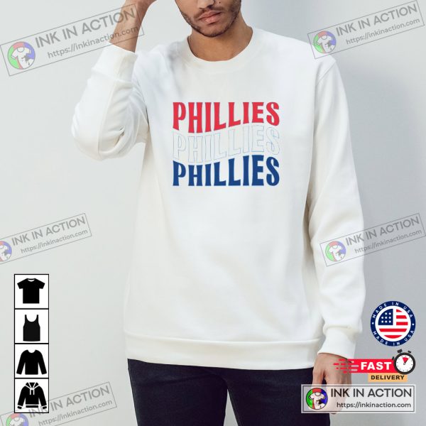 Phillies Baseball Games Crewneck Vintage Philly Sweatshirt T-shirt