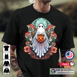 Pumpkin Ghost Witch Clothing Fairtrade Unisex T-Shirt