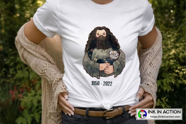 RIP Hagrid Robbie Coltrane 1950 2022 Thank You For Memories Vintage T-shirt
