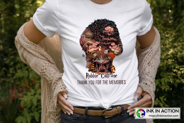 RIP Robbie Coltrane 1950 2022 Thank You For The Memories Harry Porter Movie Comfortable T-shirt