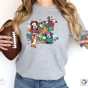 Retro Disney Mickey And Friends Christmas Sweater Sweatshirt 2