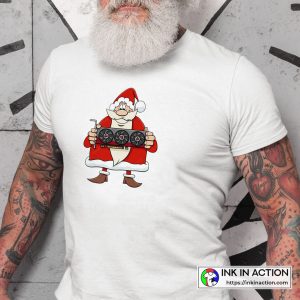 Santa Claus Make My Wish Come True With A Video Graphic Card A Beast VGA T-shirt