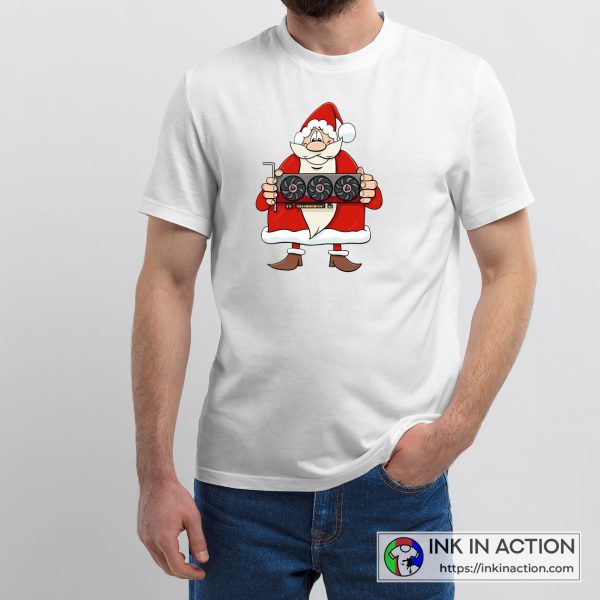 Santa Claus Make My Wish Come True With A Video Graphic Card A Beast VGA T-shirt