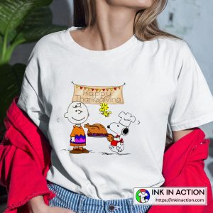 Snoopy Charlie Brown Happy Thanksgiving Happy Turkey Day T shirt 4