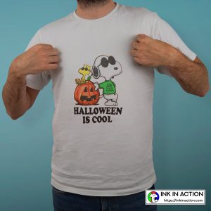 Snoopy Halloween Is Cool Peanuts Charlie Brown Snoopy Simple T-shirt