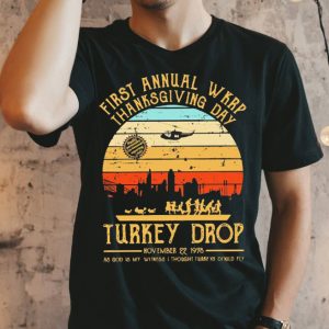 Thanksgiving Day Turkey Drop November 22 1978 Vintage T shirt 3