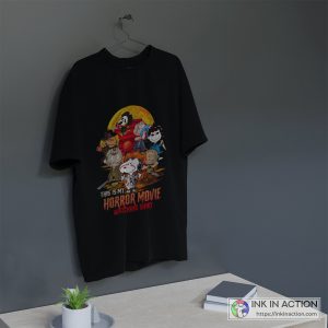 The Peanuts And Snoopy This Is My Horror Movie Watching Halloween T shirt 2
