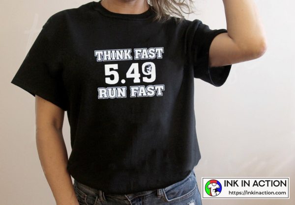 Think Fast Run Fast 5.49 Chad Powers Eli Manning Penn State Football T-shirt