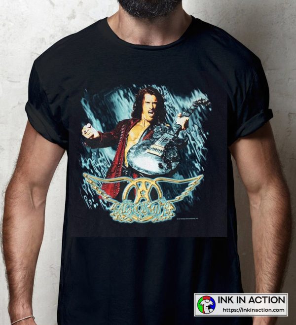 Vintage Aerosmith Joe Perry Nine Lives Tour Essential T-Shirt
