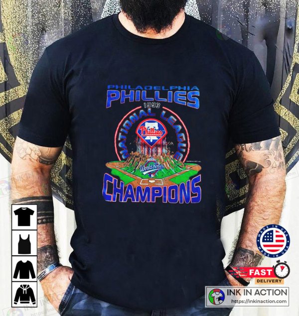 Vintage Baseball Philadelphia Phillies Champions MLB World Series T-Shirt