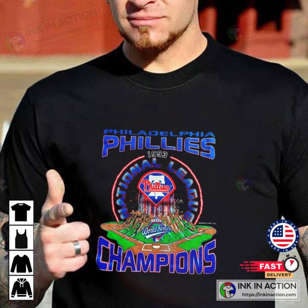 Vintage Baseball Philadelphia Phillies Champions MLB World Series T-Shirt