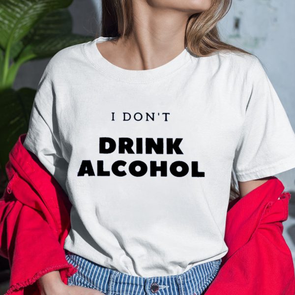 White Lie Party I Don’t Drink Alcohol Simple Unisex T-shirt