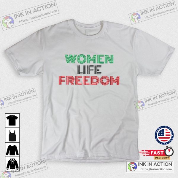 Women Life Freedom Stand With Iranian Woman Masha Amini T-shirt